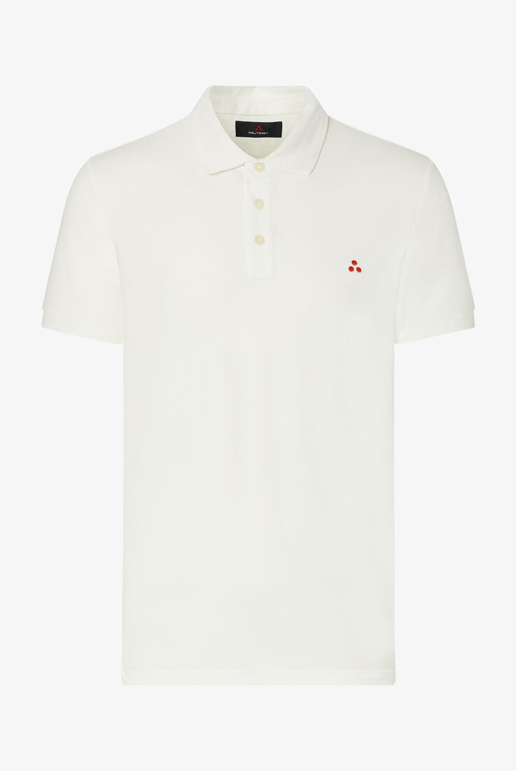 Stretch cotton pique polo shirt  Peuterey - still-fondo-neutro