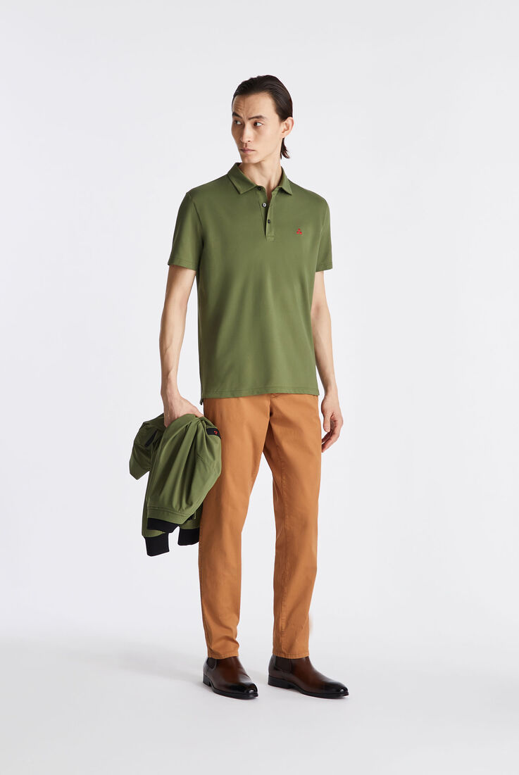 Stretch cotton pique polo shirt  Peuterey - medium
