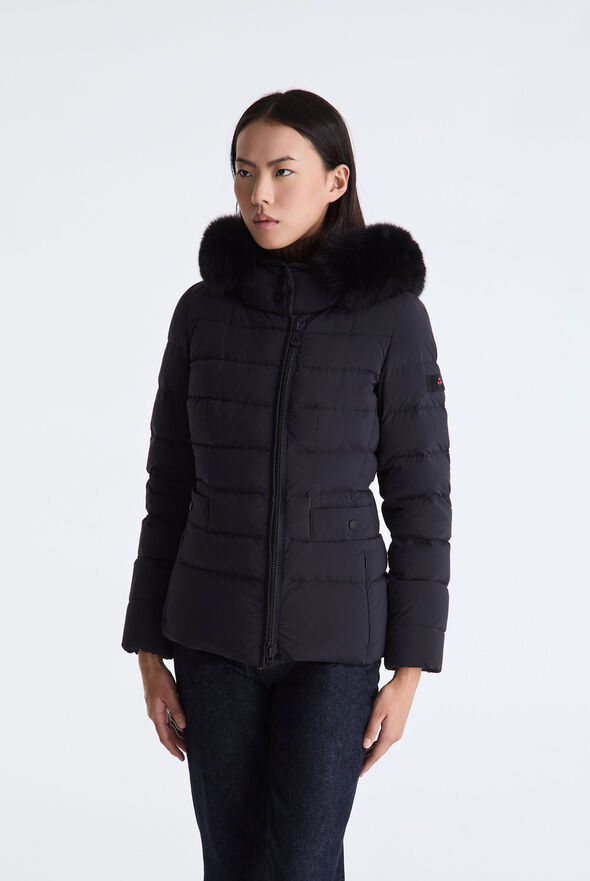 Short Hooded Down Jacket with Fur  Peuterey - medium