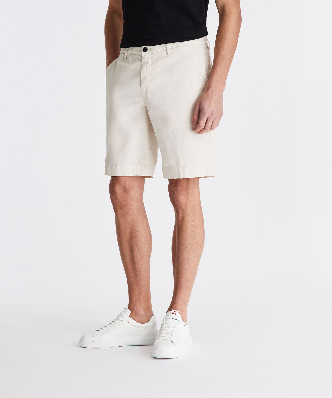 Stretch cotton Bermuda shorts  Peuterey - large image number 1