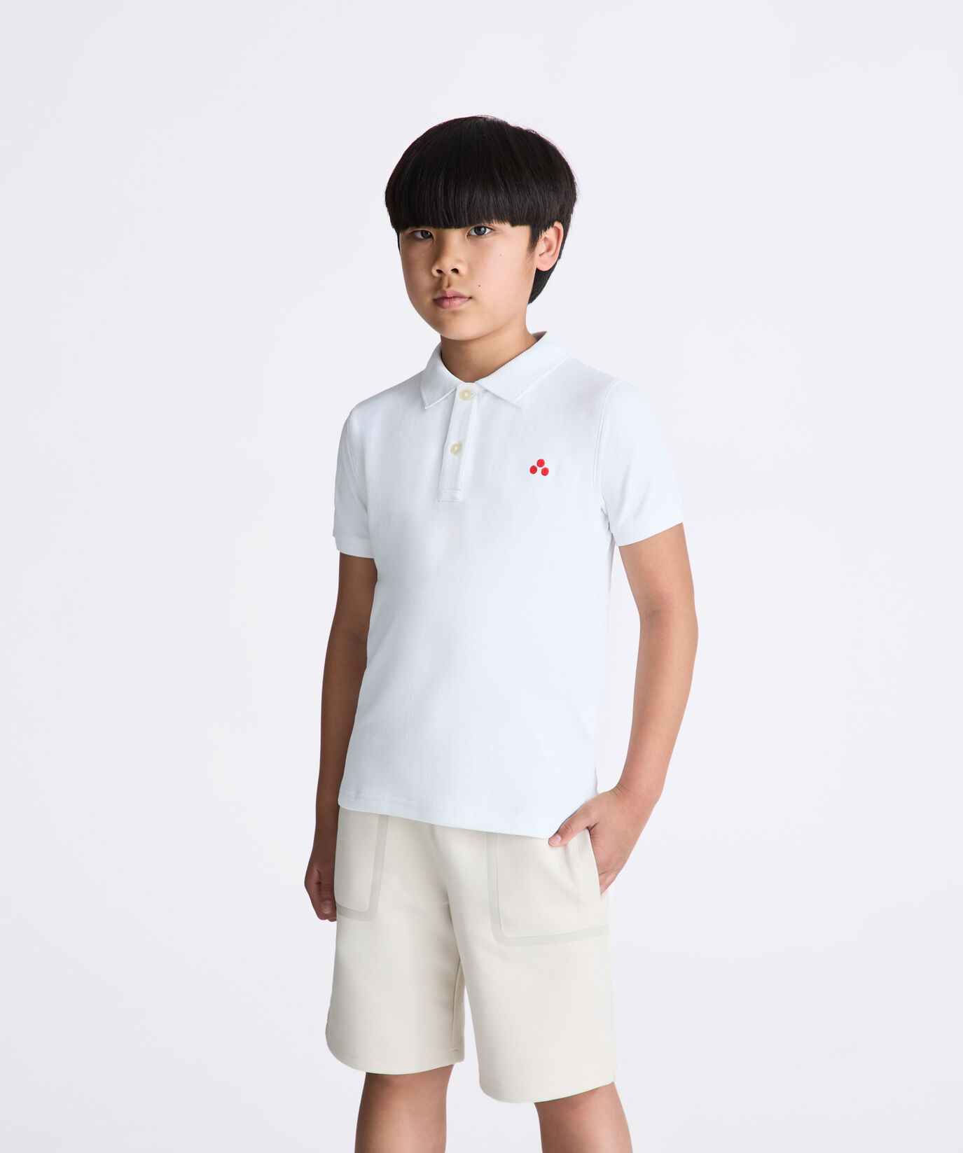 Polo in piqu&eacute; di nylon stretch  Peuterey - large image number 1