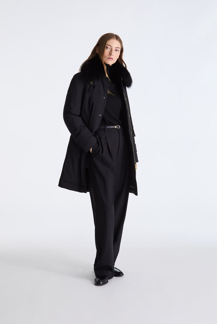 Chaqueta larga con pelo de zorro  Peuterey - medium