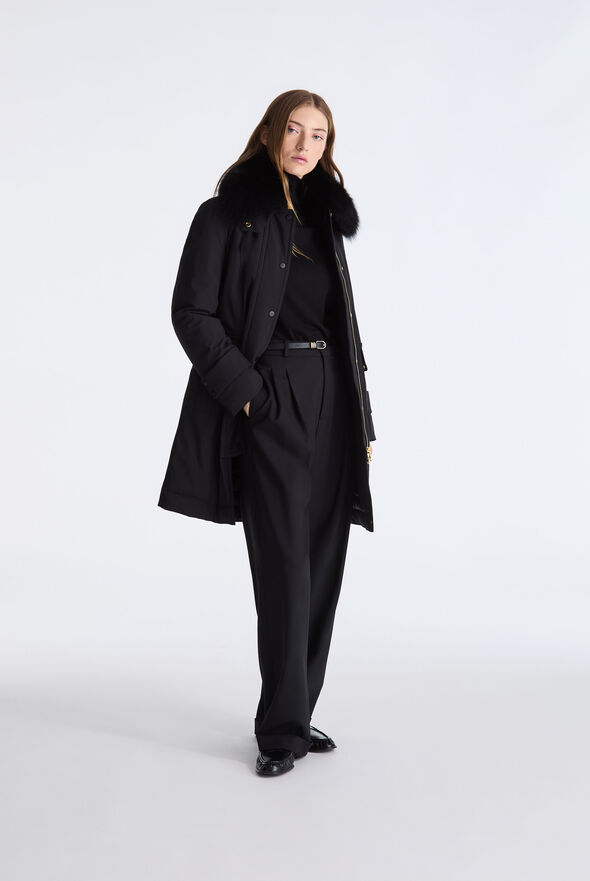 Chaqueta larga con pelo de zorro  Peuterey - medium