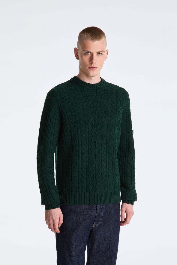 Wool Cable Knit Sweater  Peuterey - medium