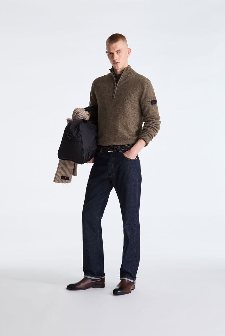 Yak Wool Sweater with Half Zip  Peuterey - medium