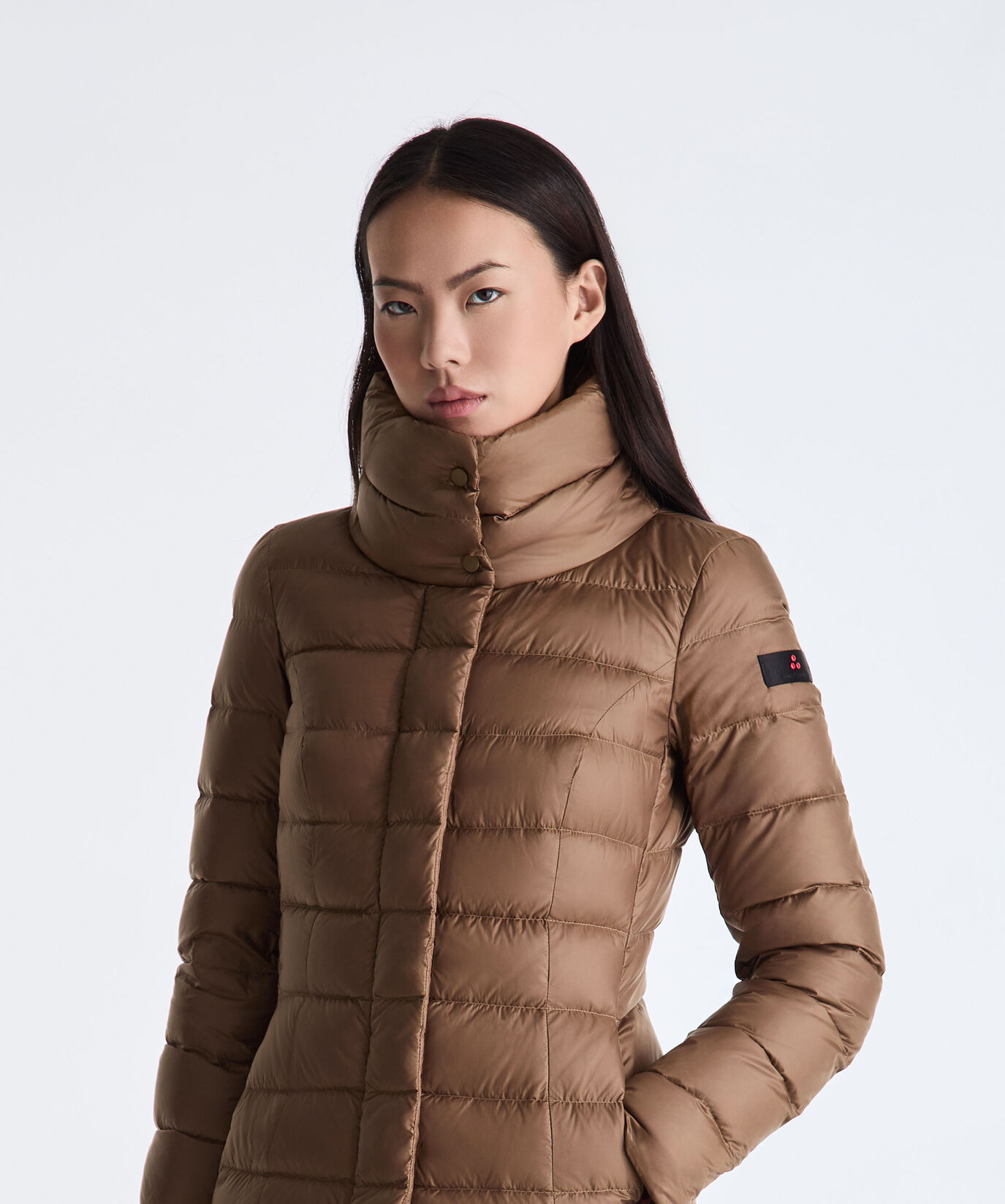Long Slim Fit High Collar Down jacket  Peuterey - large