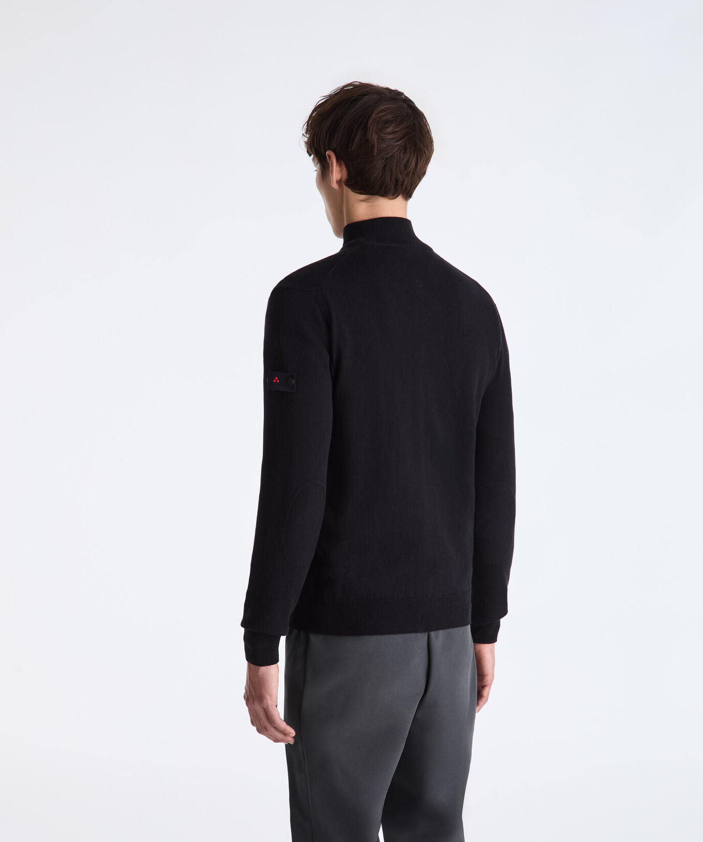 Wool and Cotton Blend Sweater with Central Zip  Peuterey - large image number 3