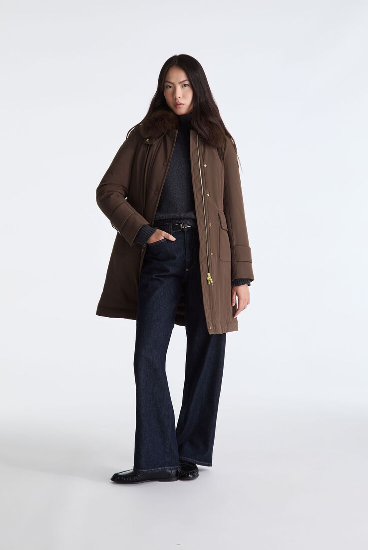 Long Jacket with Fox Fur  Peuterey - medium