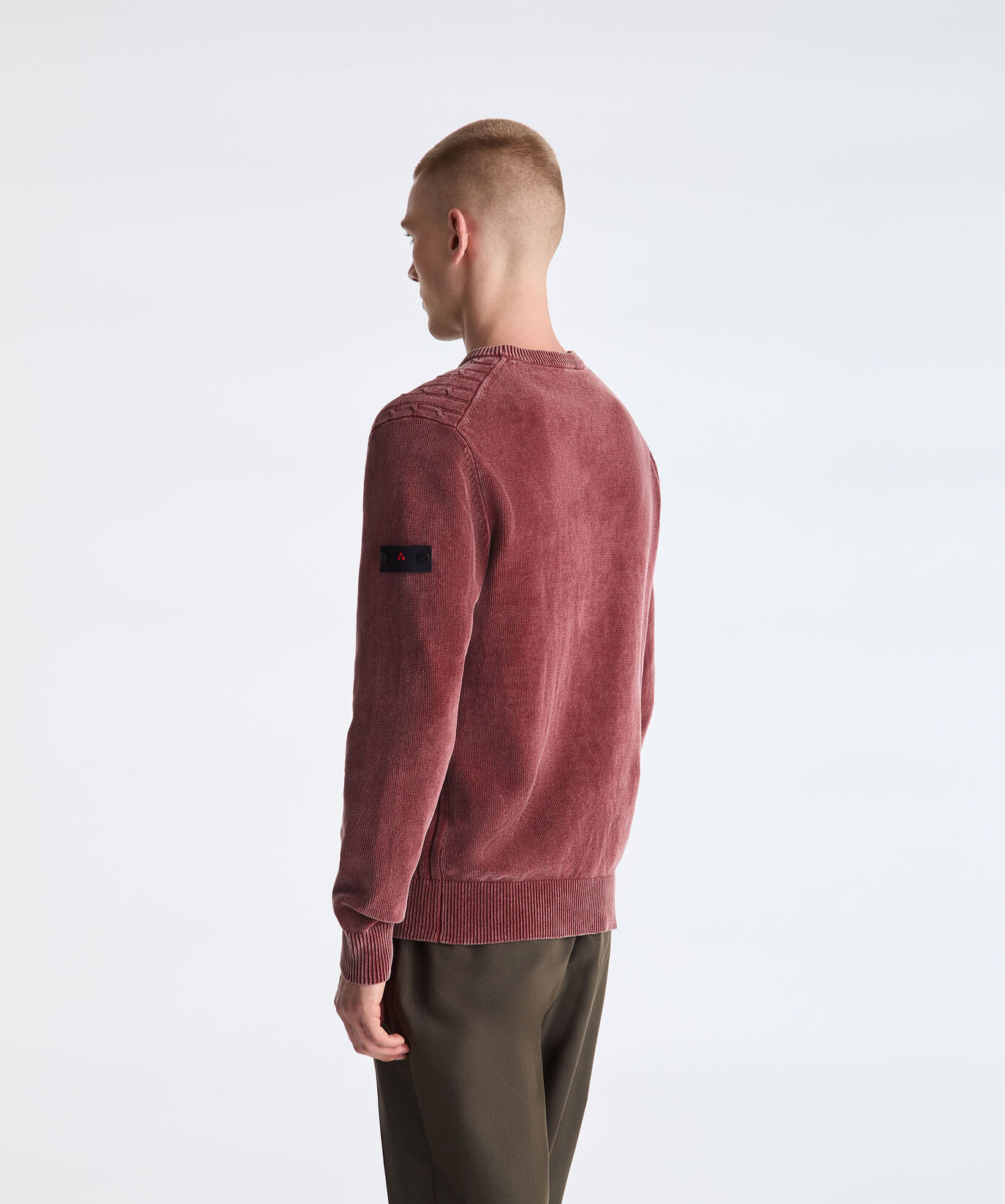 Chenille Cable Knit Sweater  Peuterey - large