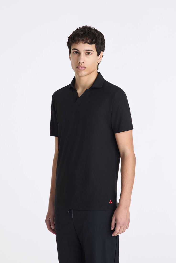 Polo en tricot de coton, au point piqu&eacute;  Peuterey - medium