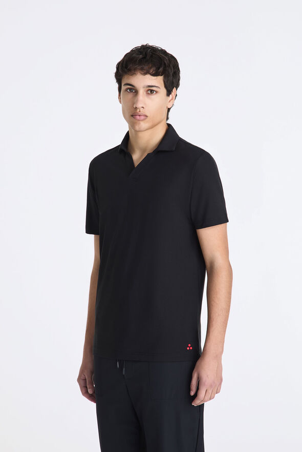 Polo en tricot de coton, au point piqu&eacute;  Peuterey - medium