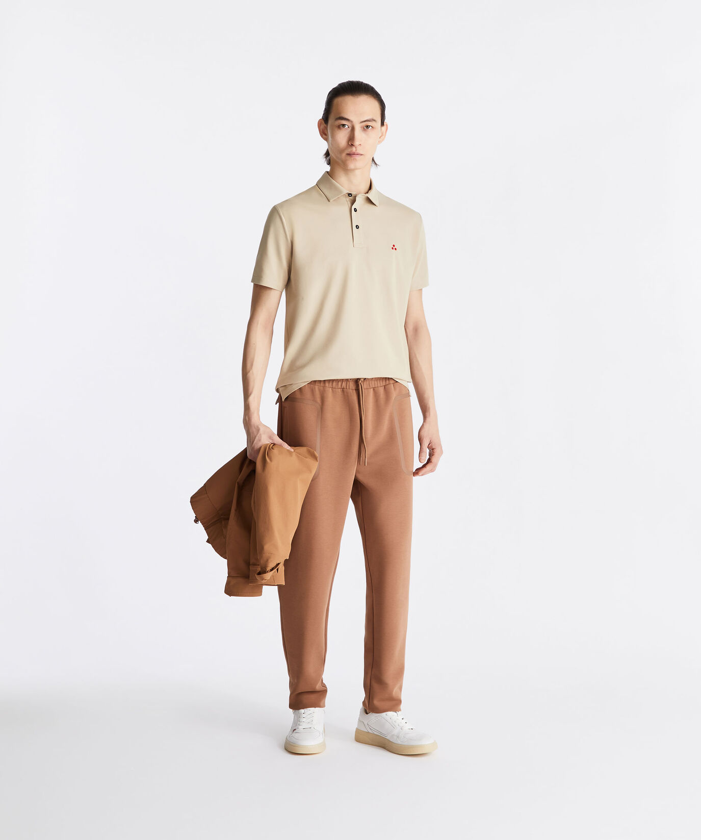 Stretch cotton pique polo shirt  Peuterey - large image number 0