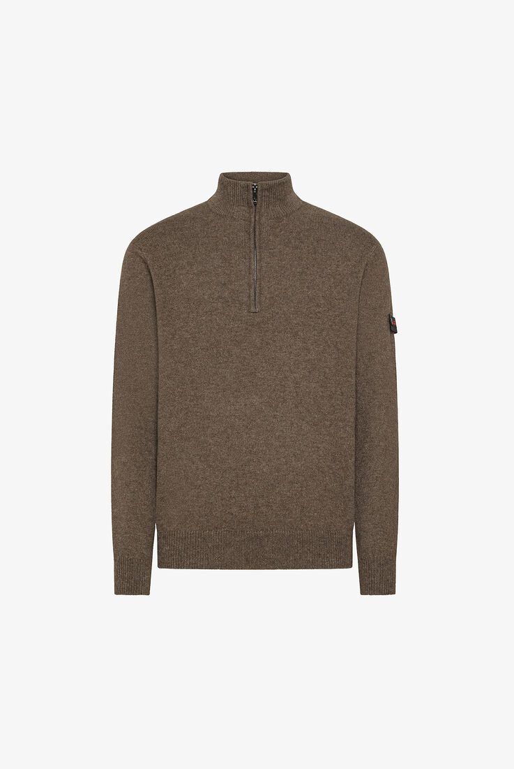 Yak Wool Sweater with Half Zip  Peuterey - still-fondo-neutro