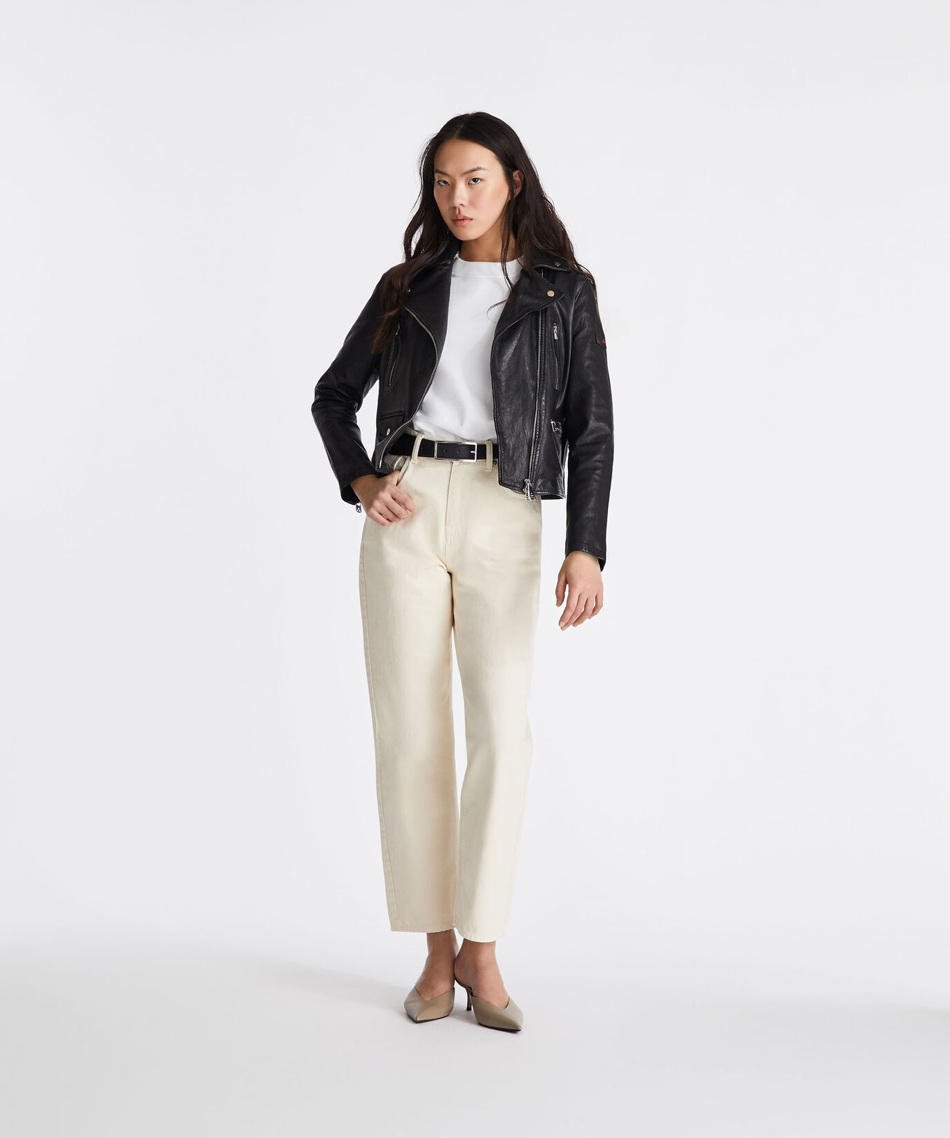 Short studded leather jacket  Peuterey - large image number 0