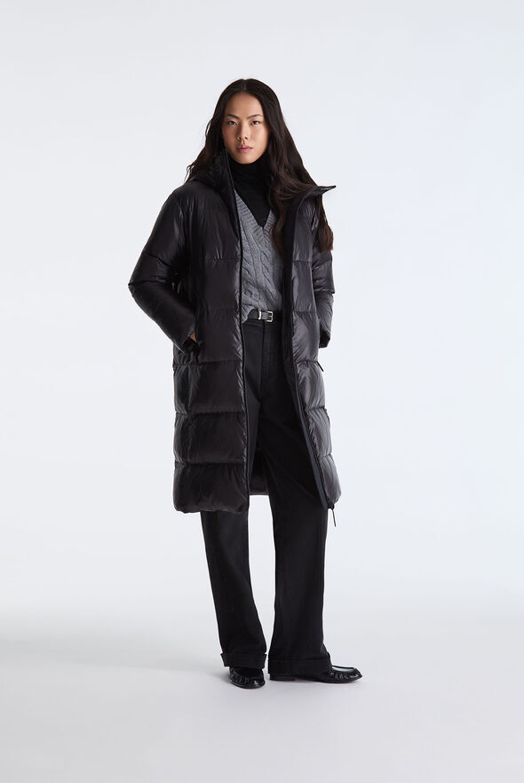Long Shiny Nylon Down Jacket  Peuterey - medium
