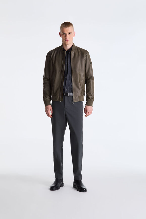 Nappa Leather Bomber Jacket  Peuterey - medium