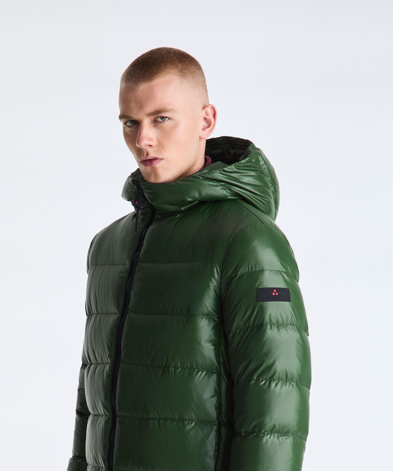 Nylon Hooded Down Jacket  Peuterey - large