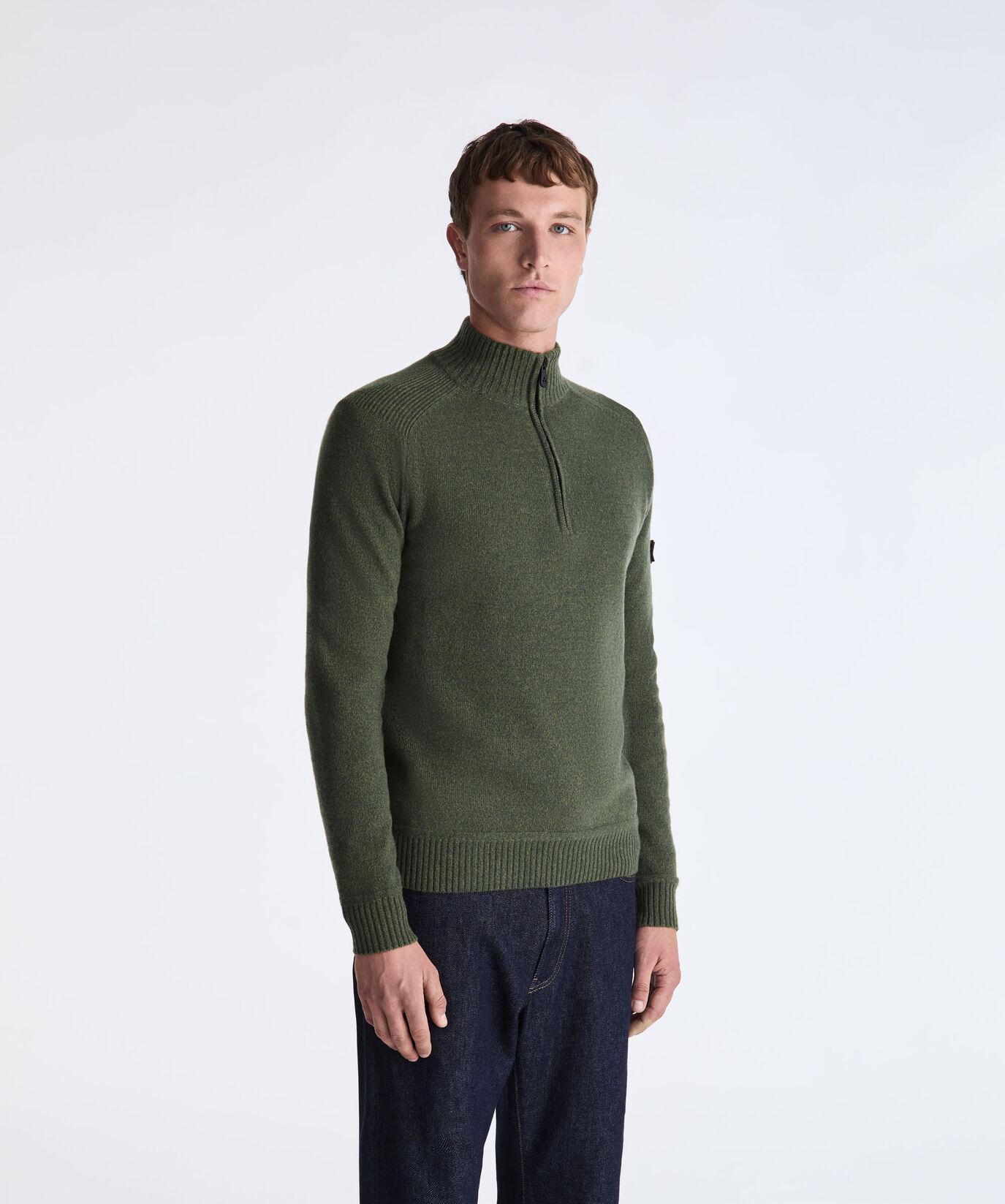 Moulin&eacute; Wool Sweater with Half Zip  Peuterey - large image number 1