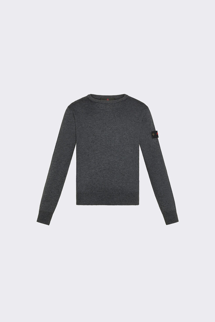Wool and Nylon Crew-Neck Sweater  Peuterey - medium
