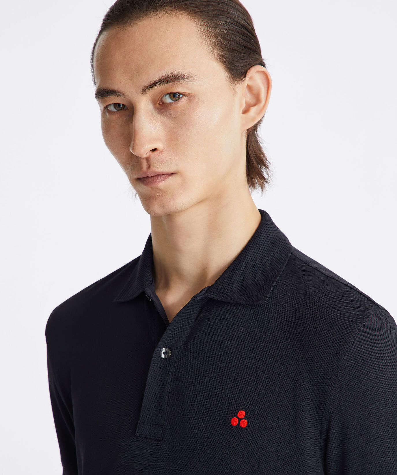 Polo en piqu&eacute; stretch de nylon  Peuterey - large
