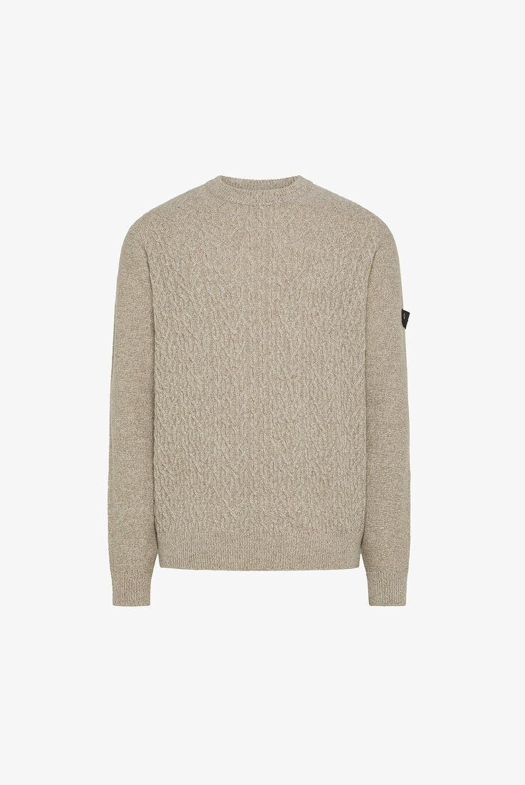 Moulin&egrave; Wool Cable Knit Sweater  Peuterey - still-fondo-neutro