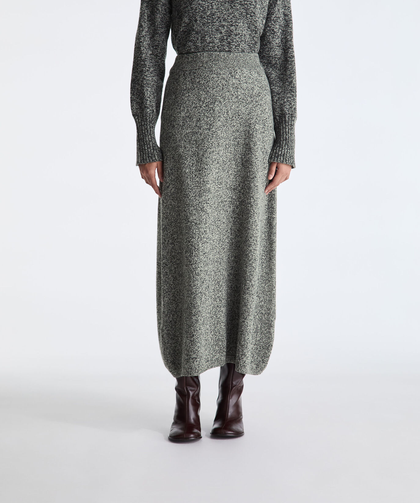 Long Moulin&eacute; Wool Skirt  Peuterey - large image number 1