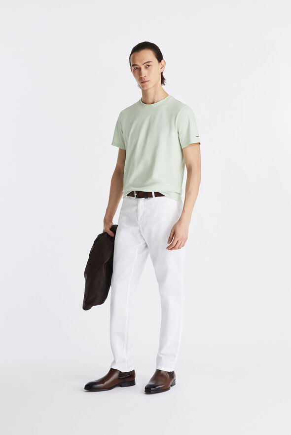 Stretch cotton and silk pique t-shirt  Peuterey - medium