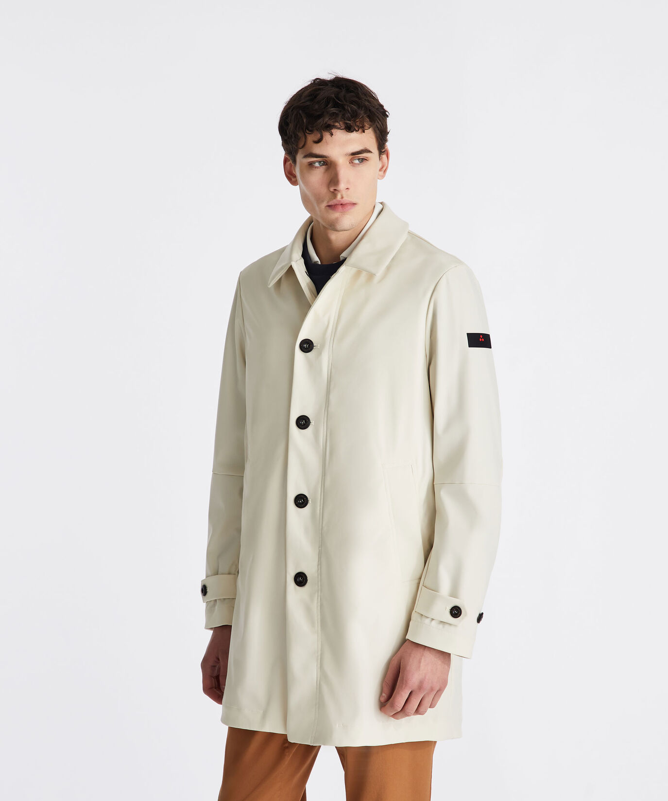Matt poplin technical trench coat  Peuterey - large image number 1