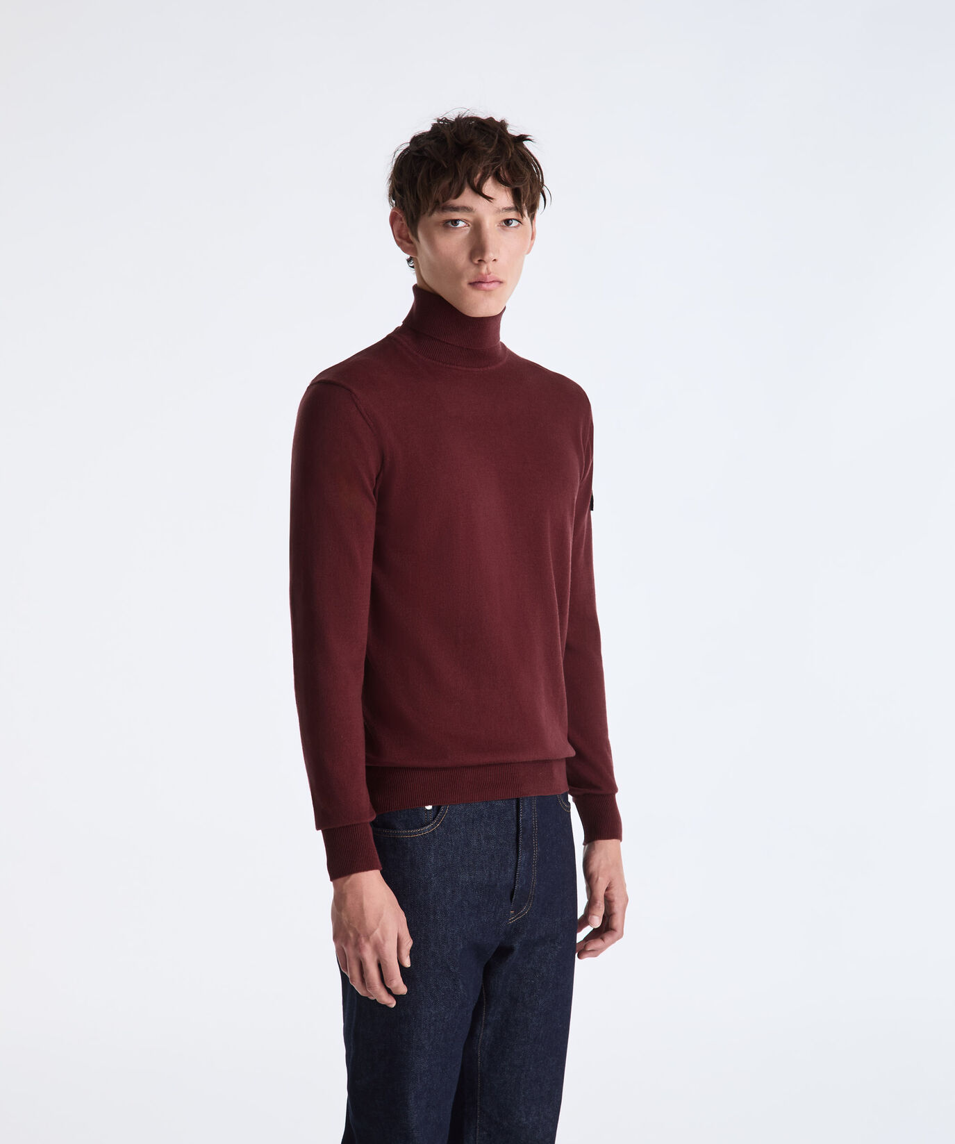 Wool and Cotton Blend Turtle-Neck Sweater  Peuterey - large image number 1