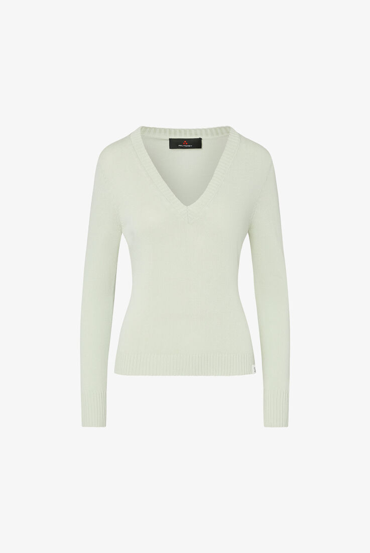 Viscose-blend knit V-neck sweater  Peuterey - still-fondo-neutro