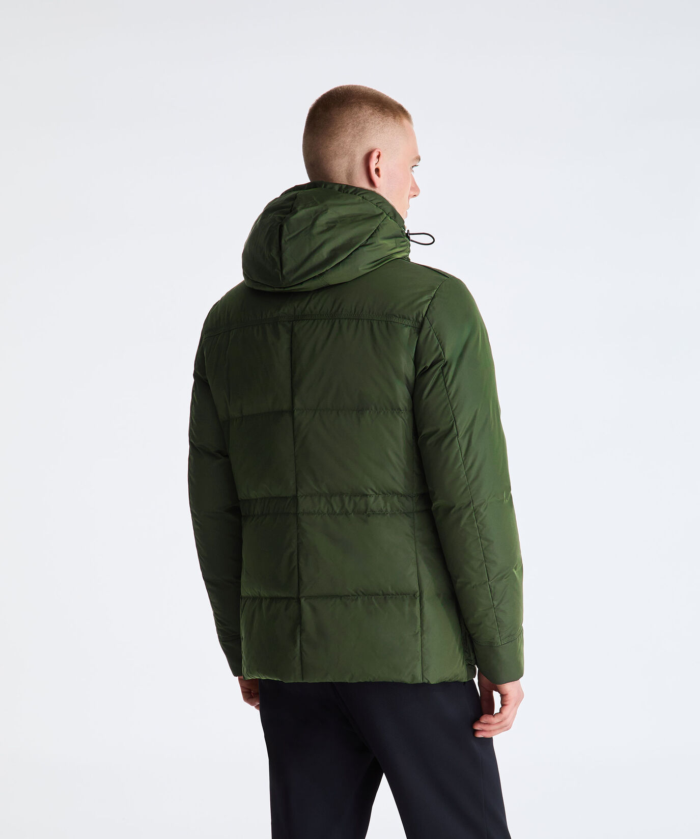 Taffeta Field Jacket with Fur Hood  Peuterey - large