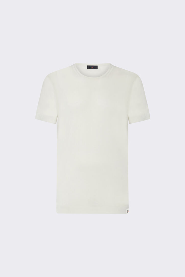 T-shirt in tricot di cotone tinto capo  Peuterey - medium