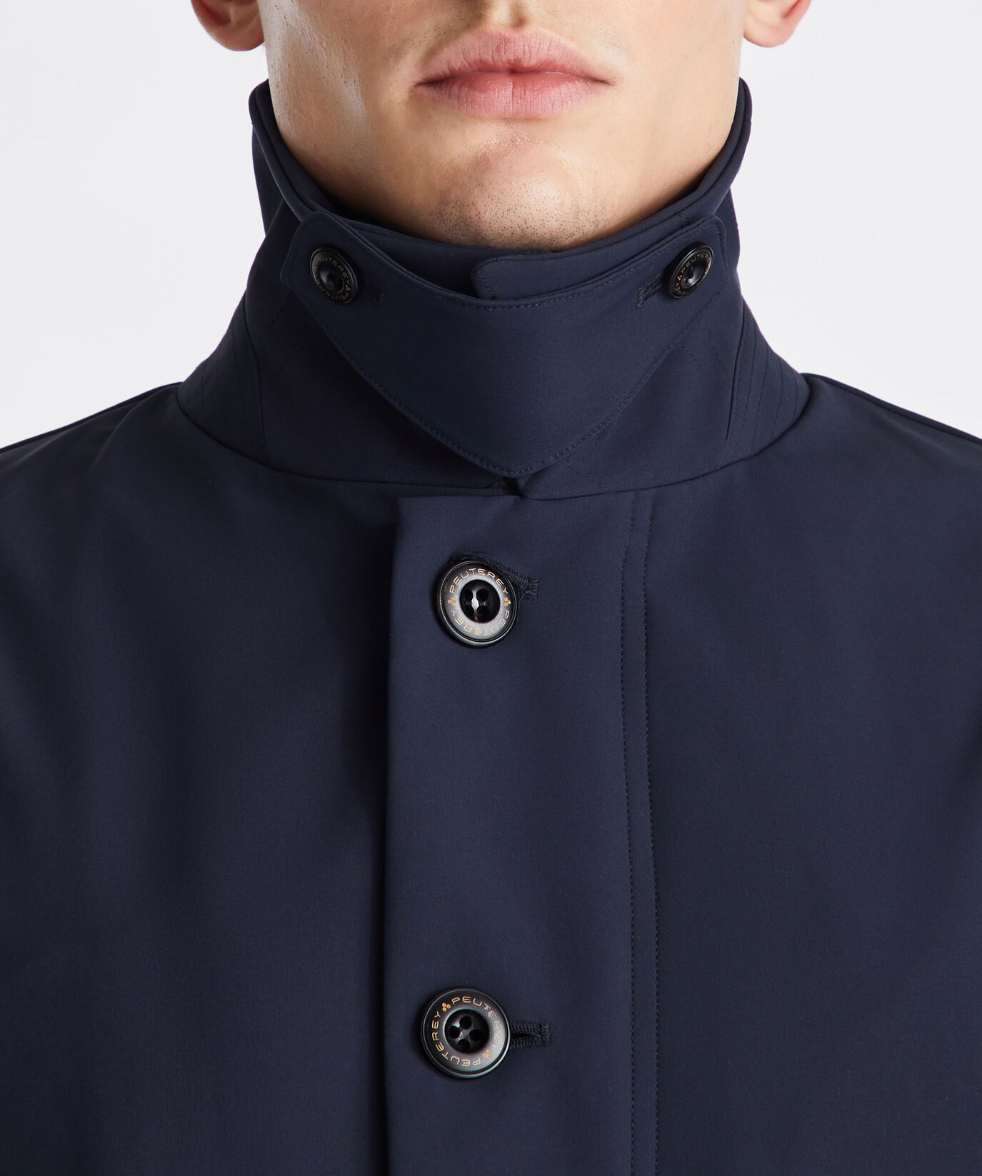 Matt poplin technical trench coat  Peuterey - large