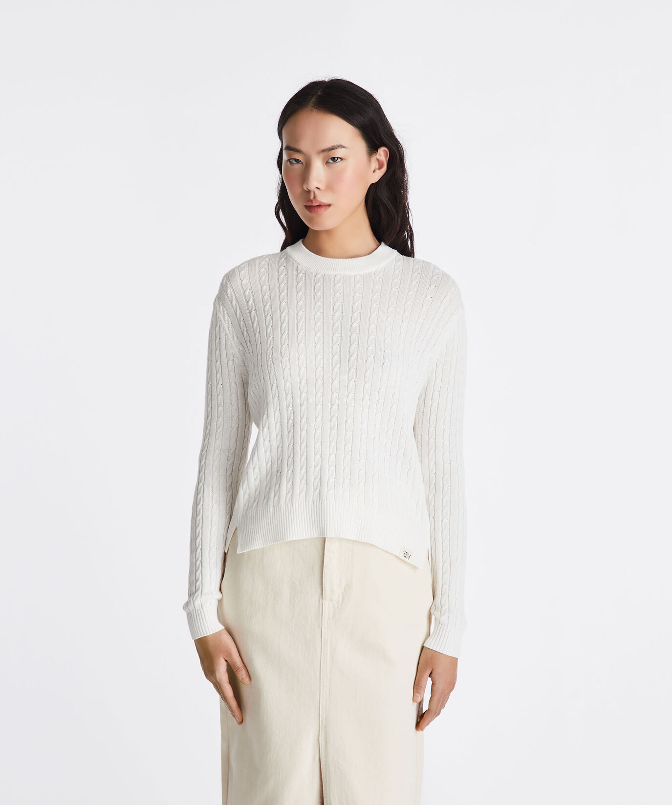 Cotton cable knit sweater  Peuterey - large image number 1