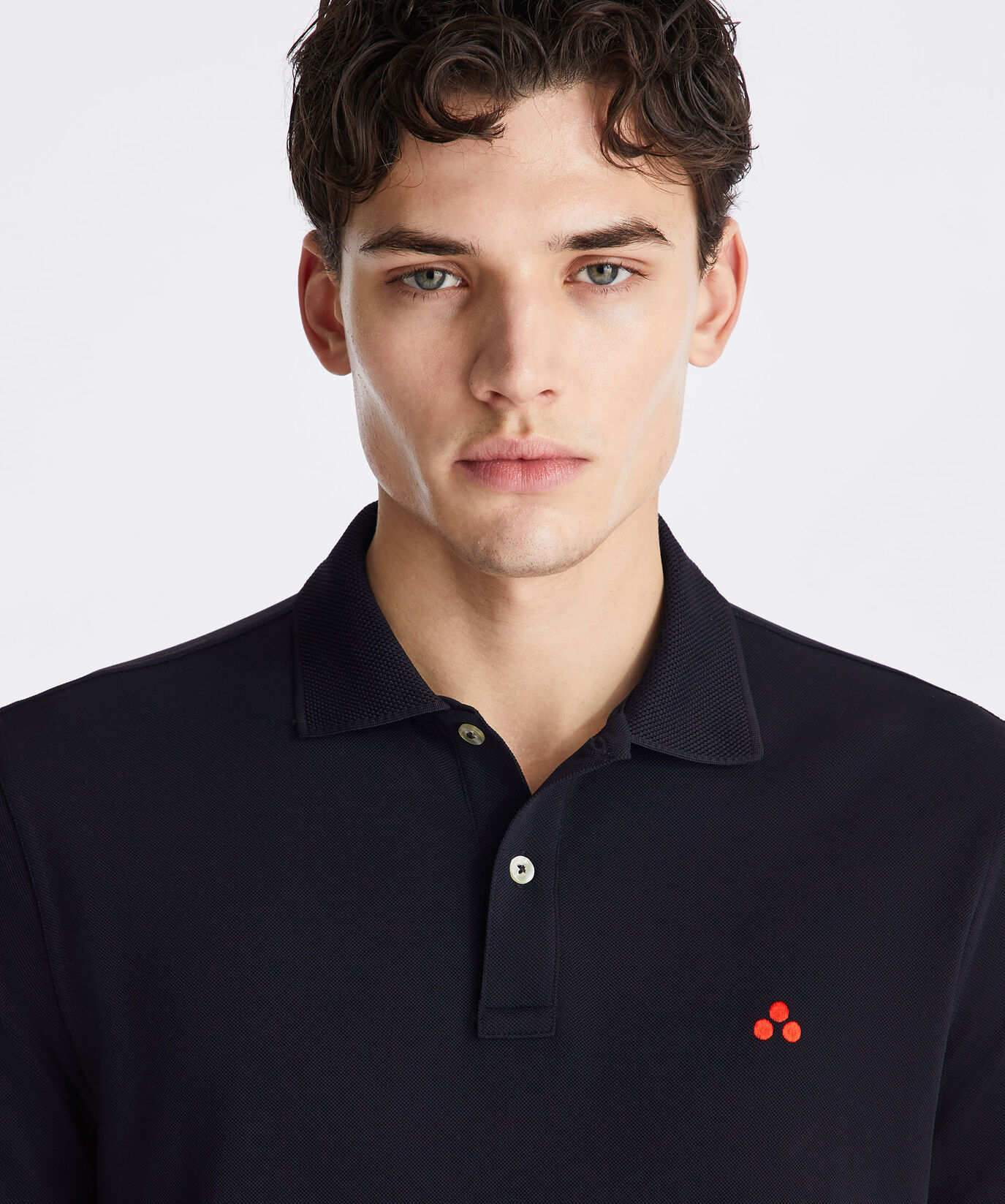 Stretch nylon pique polo shirt  Peuterey - large image number 2