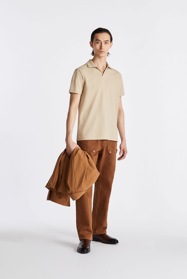 Poloshirt aus Baumwolltrikot mit Pikeemuster  Peuterey - medium