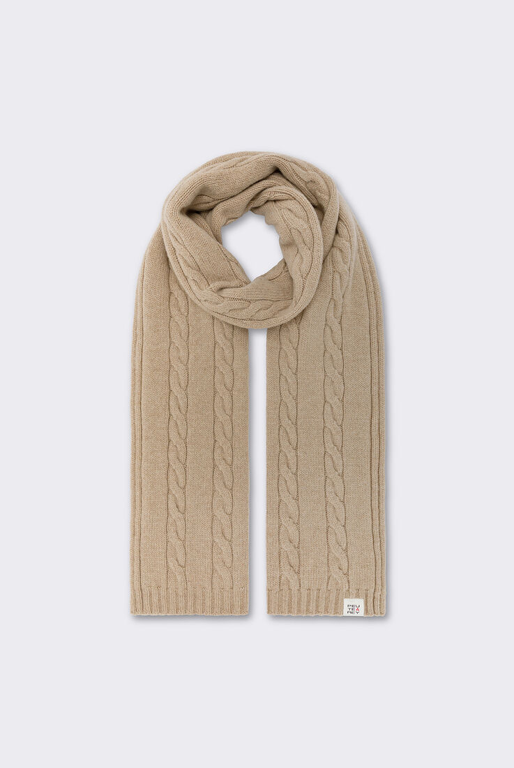 Cable Knit Wool Scarf  Peuterey - medium