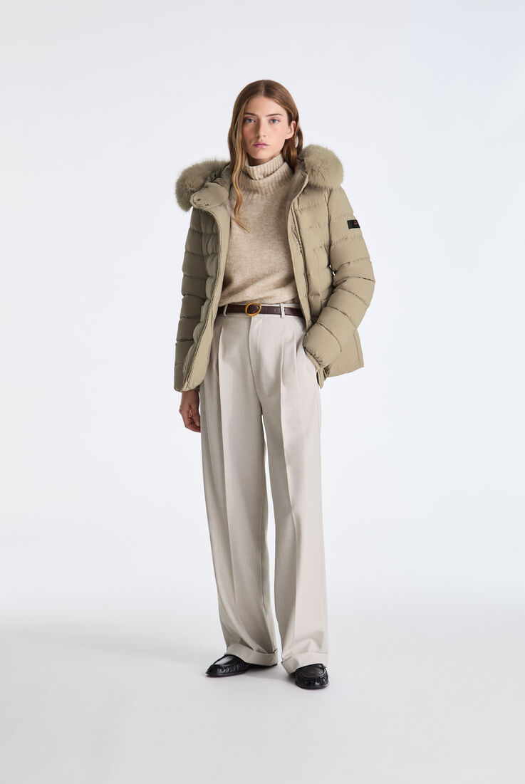 Hooded Down Jacket with Fur  Peuterey - medium