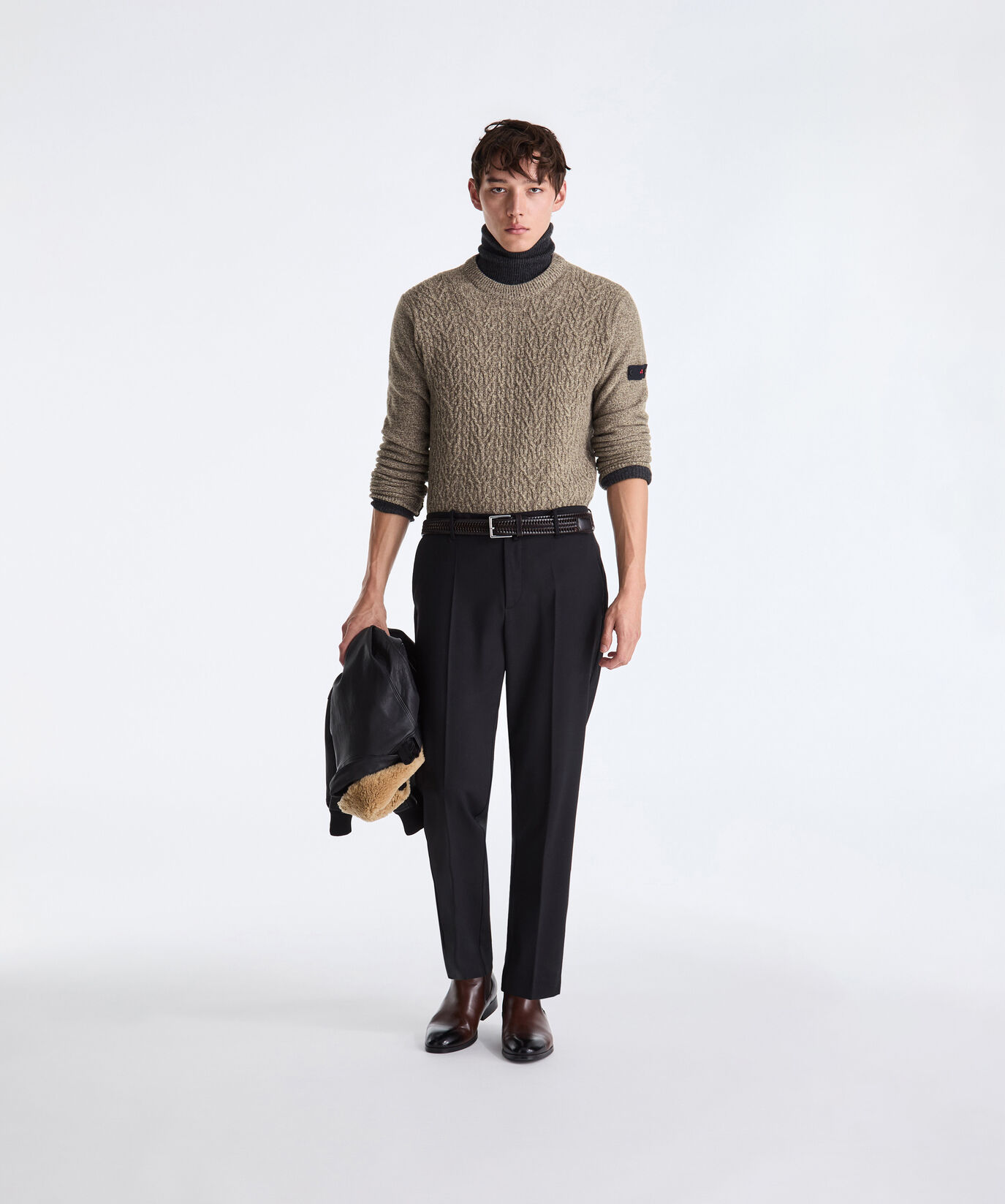 Moulin&egrave; Wool Cable Knit Sweater  Peuterey - large image number 0