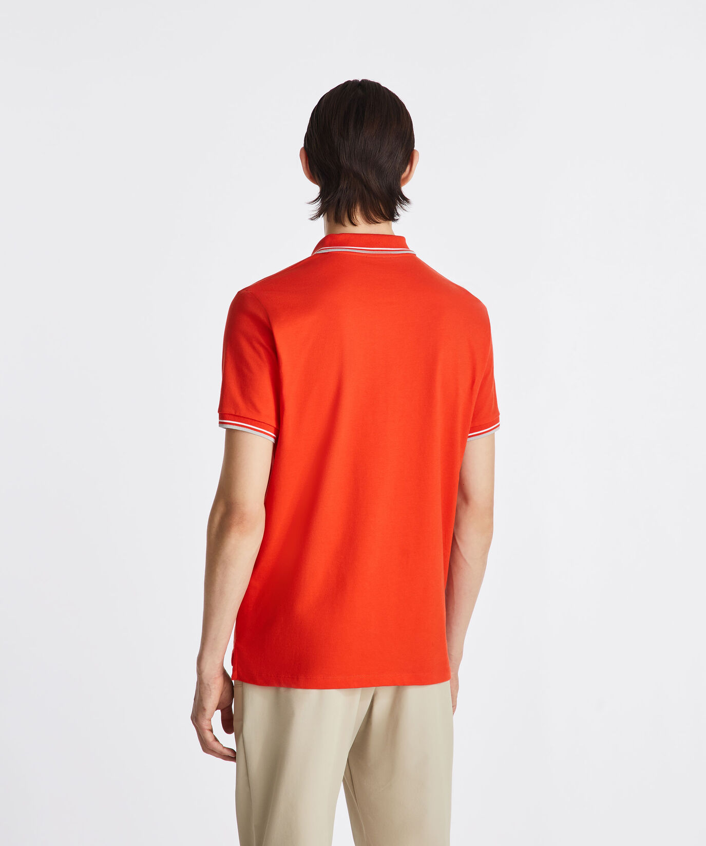 Stretch cotton pique polo shirt  Peuterey - large image number 3