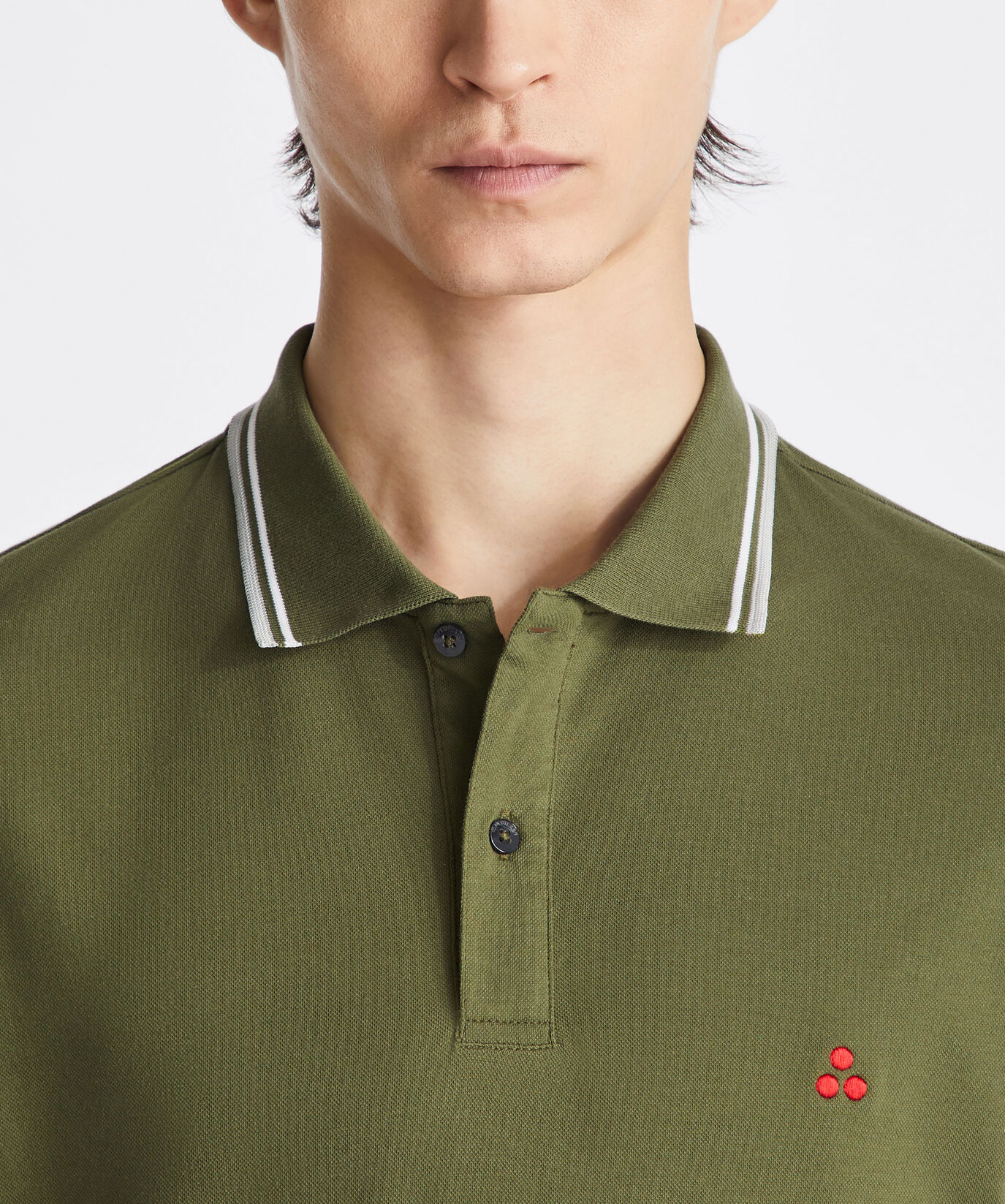 Stretch cotton pique polo shirt  Peuterey - large