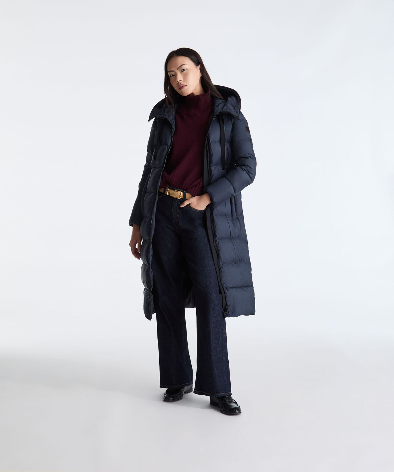 Recycled Polyester Long Down Jacket  Peuterey - large image number 0