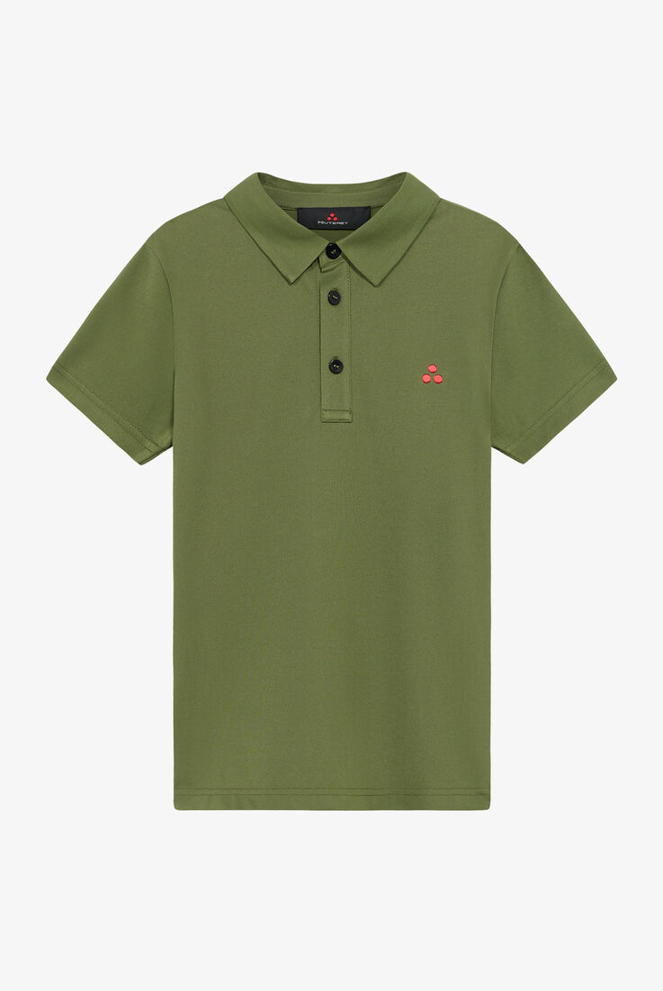 Poloshirt aus Baumwoll-Piqu&eacute;, Polyester und Seide  Peuterey - medium