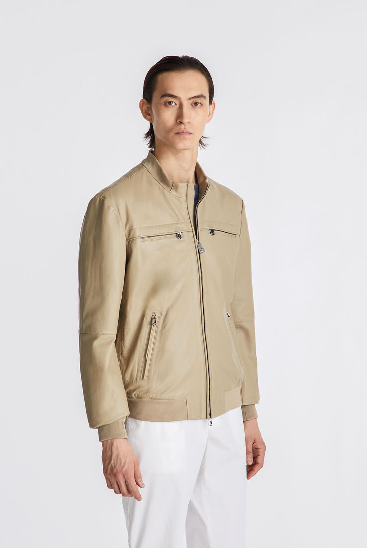 Leather jacket with chest pockets  Peuterey - medium