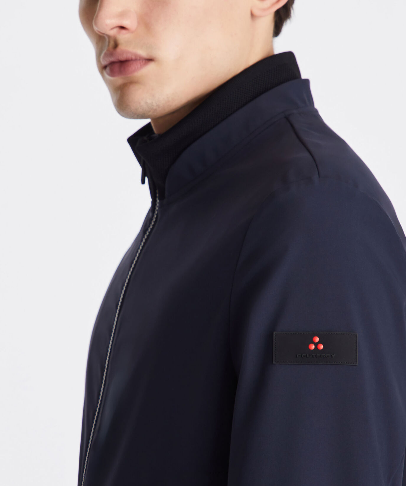 Bomber jacket with contrasting black details  Peuterey - large