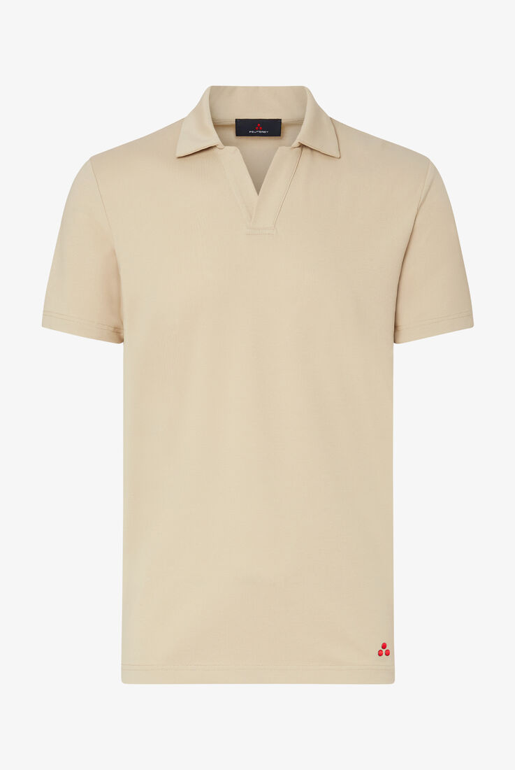 Cotton pique knit polo shirt  Peuterey - still-fondo-neutro