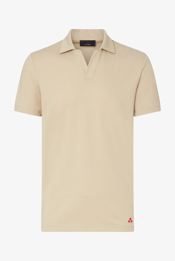 Cotton pique knit polo shirt  Peuterey - still-fondo-neutro