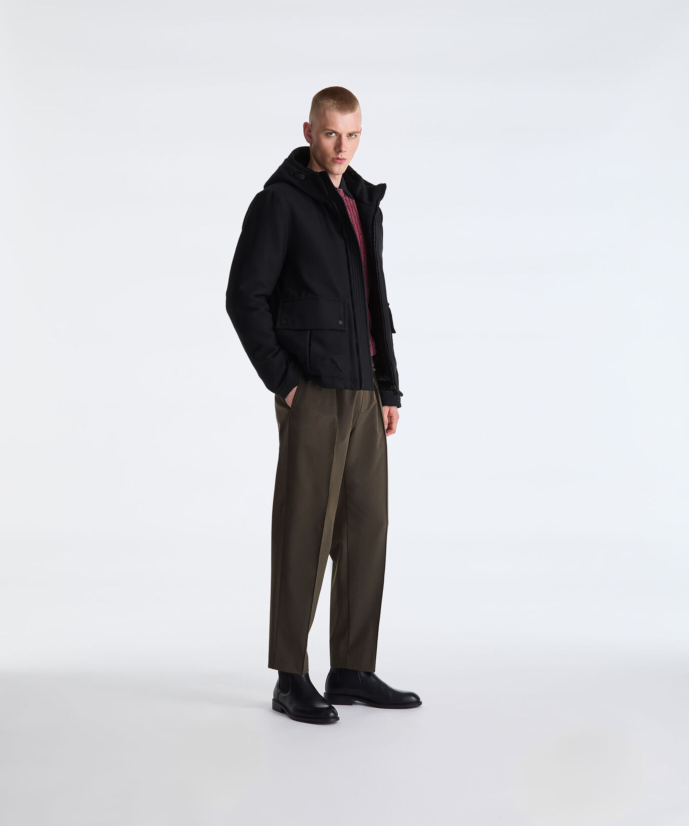 Jacke mit Kapuze aus Kunstfell  Peuterey - large image number 0