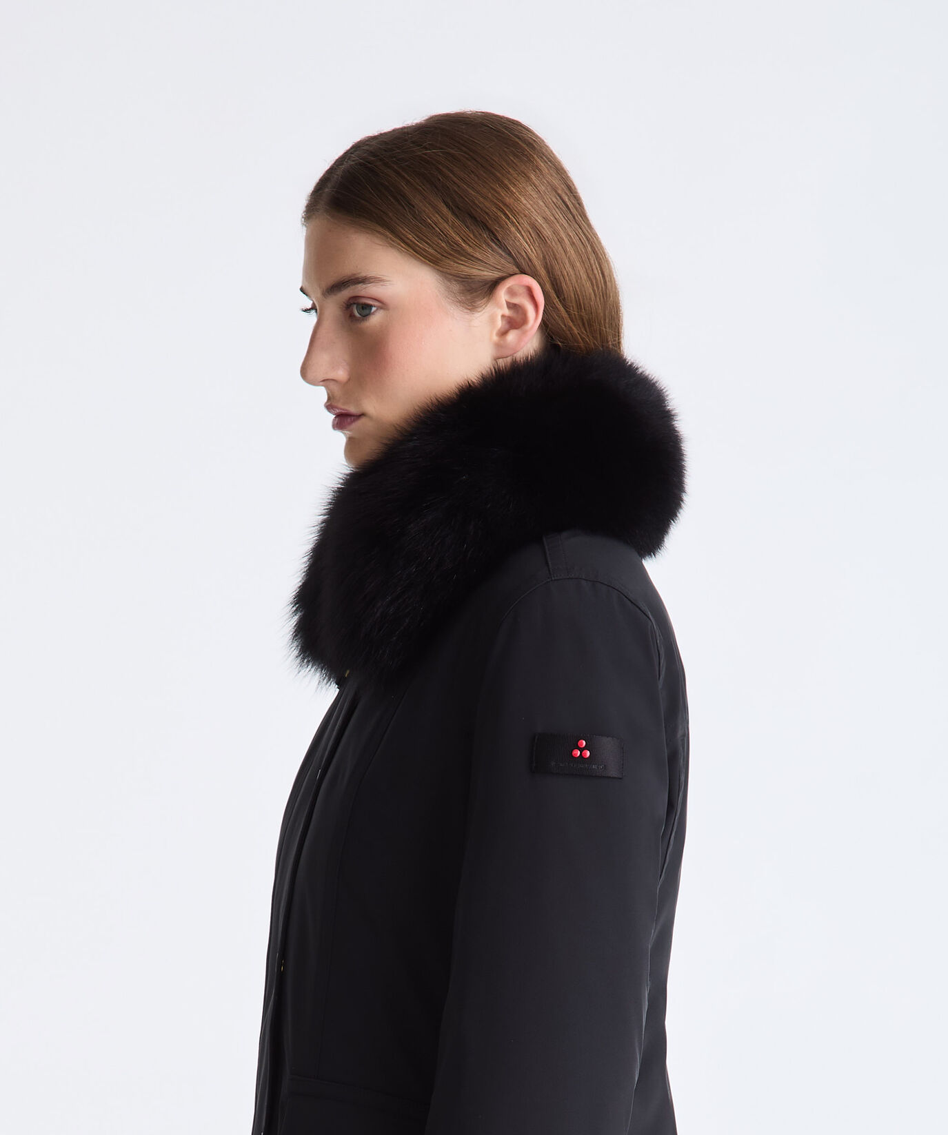 Chaqueta larga con pelo de zorro  Peuterey - large