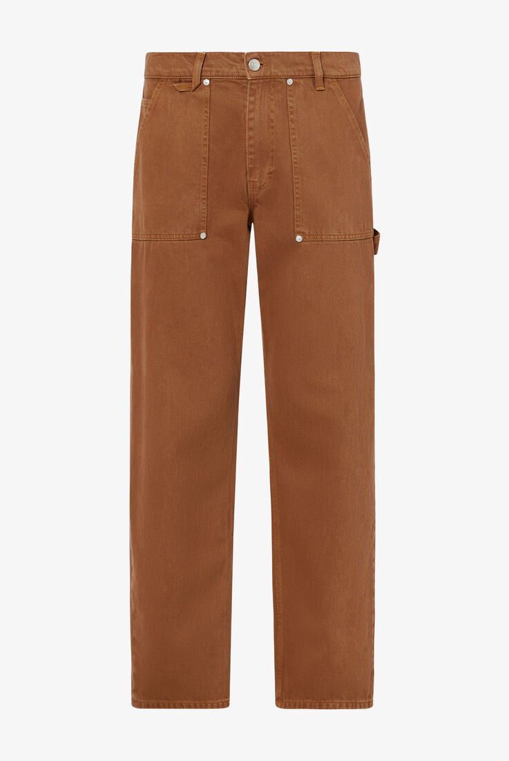 Used-effect cotton trousers  Peuterey - still-fondo-neutro